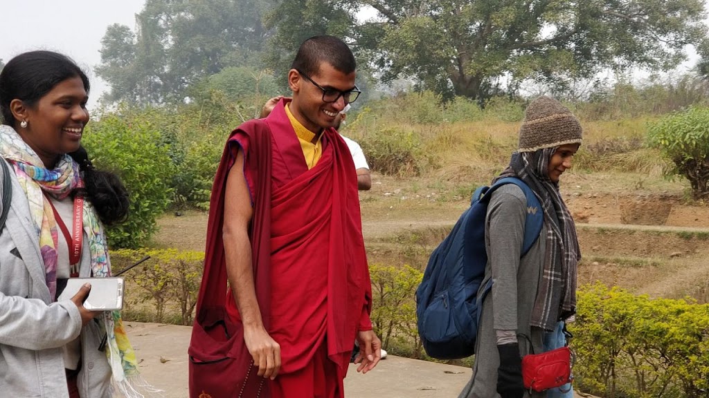 Buddhist Monk | Rajgir International Convention Center | Jagriti Yatra