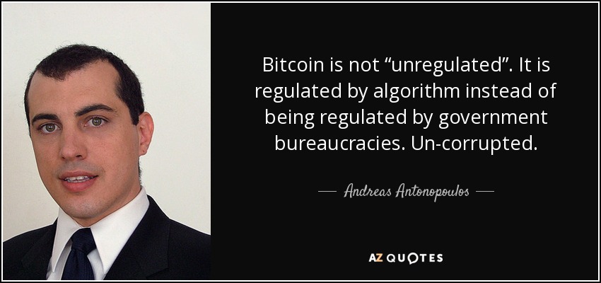 Bitcoin quote by Andreas Antonopoulos
